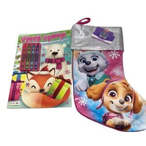 PEPPA PIG Christmas Stocking & Happy Holidays Coloring And Activity Book With Cr